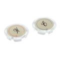 Prime-Line Universal Index Buttons, 1-5/16 in. Diameter, Clear Acrylic with Gold 2 Pack MP54300